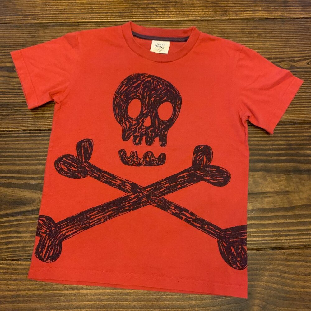 Mini Boden Skulls and Crossbones T-Shirt